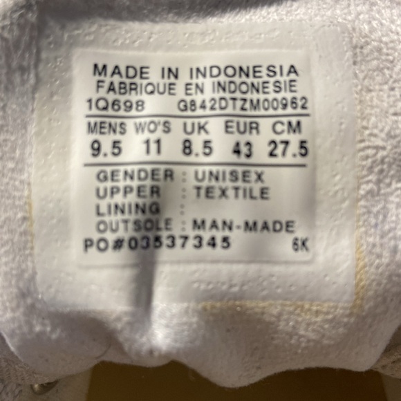 Jack Purcell White Sneakers vintage men’s 9.5 converse Canvas Badminton - Picture 7 of 8